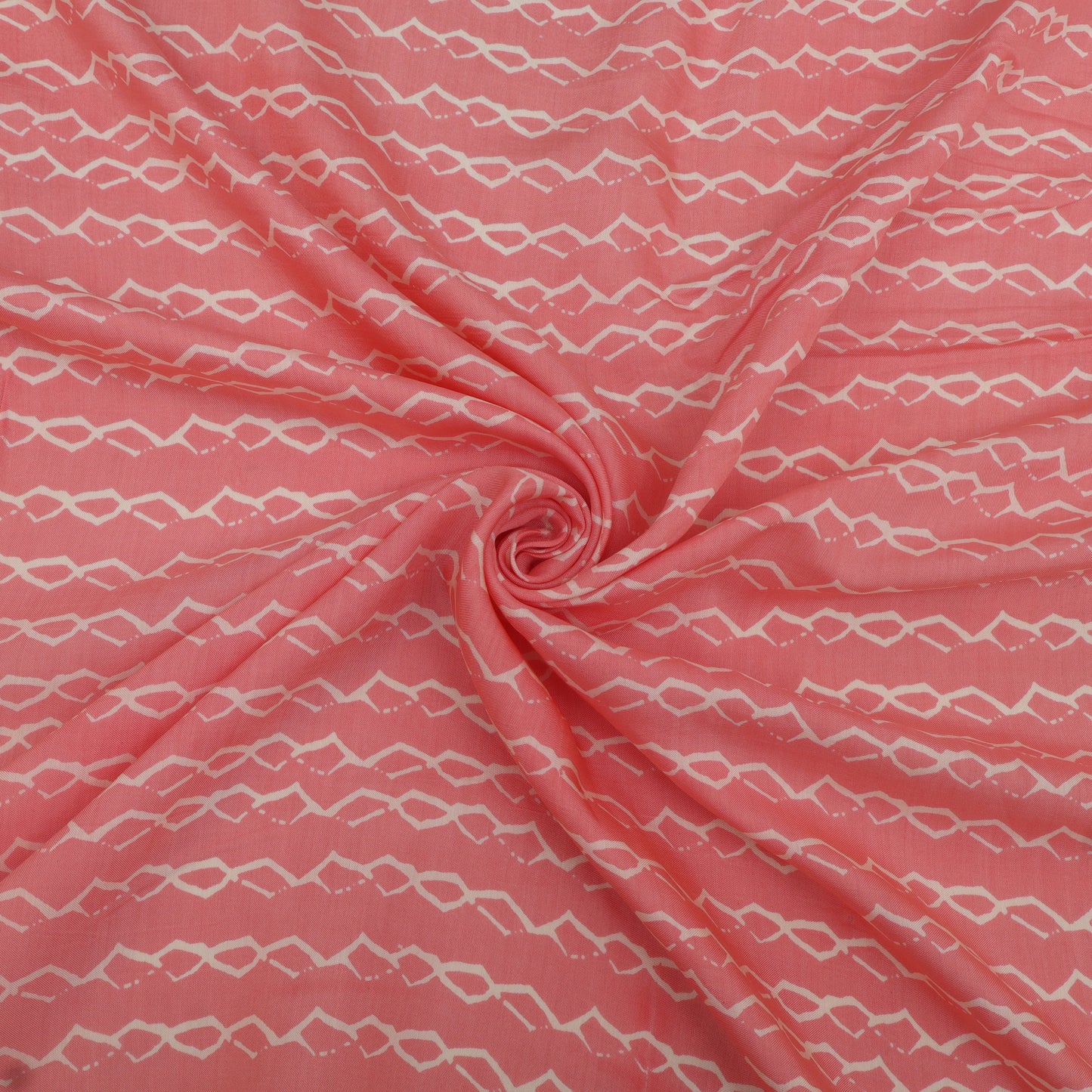 Muslin Print Chikan Embroidery Fabric