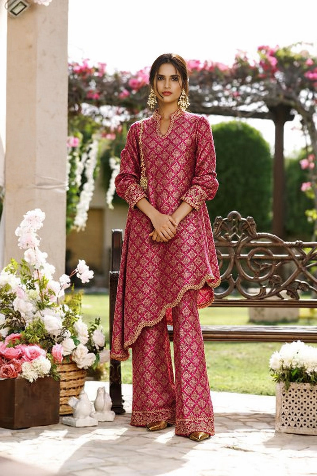 Traditional Design Brocade Fabric