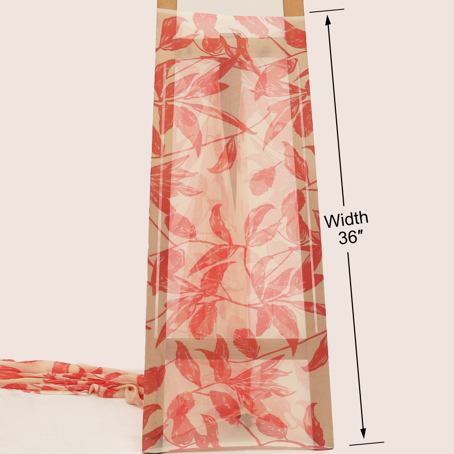 Muslin Print Chikan Embroidery Fabric