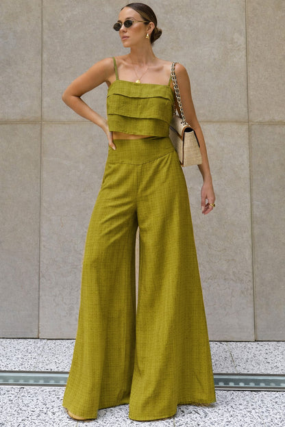 Kota Check Plain Fabric