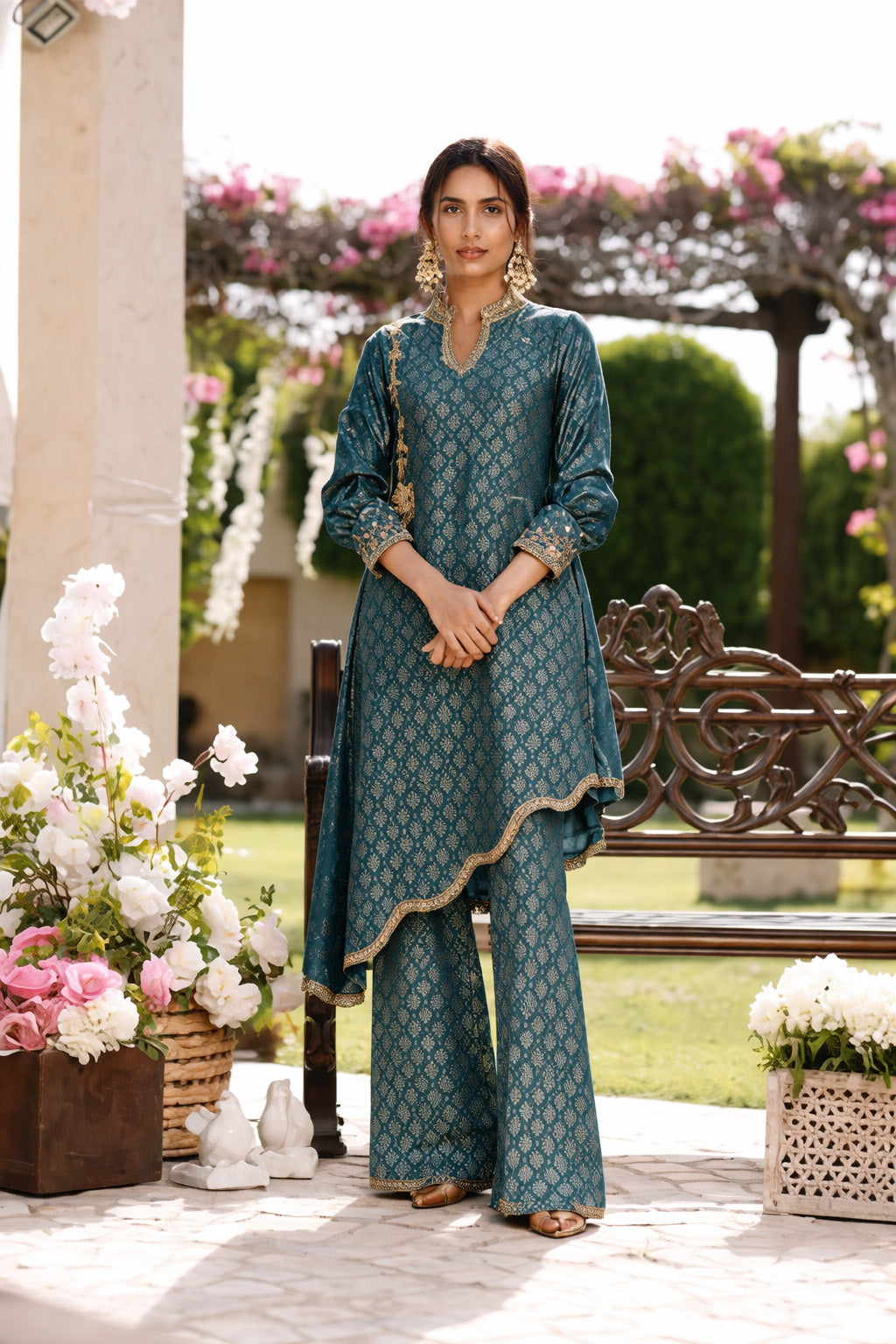 Traditional Design Brocade Fabric