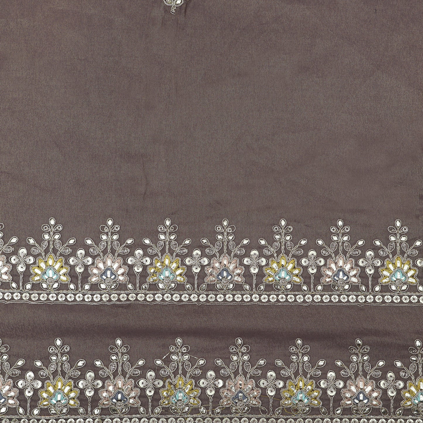 Tissue Sequins Embroidery Fabric