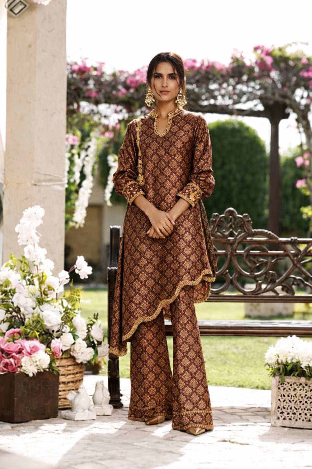 Traditional Design Brocade Fabric