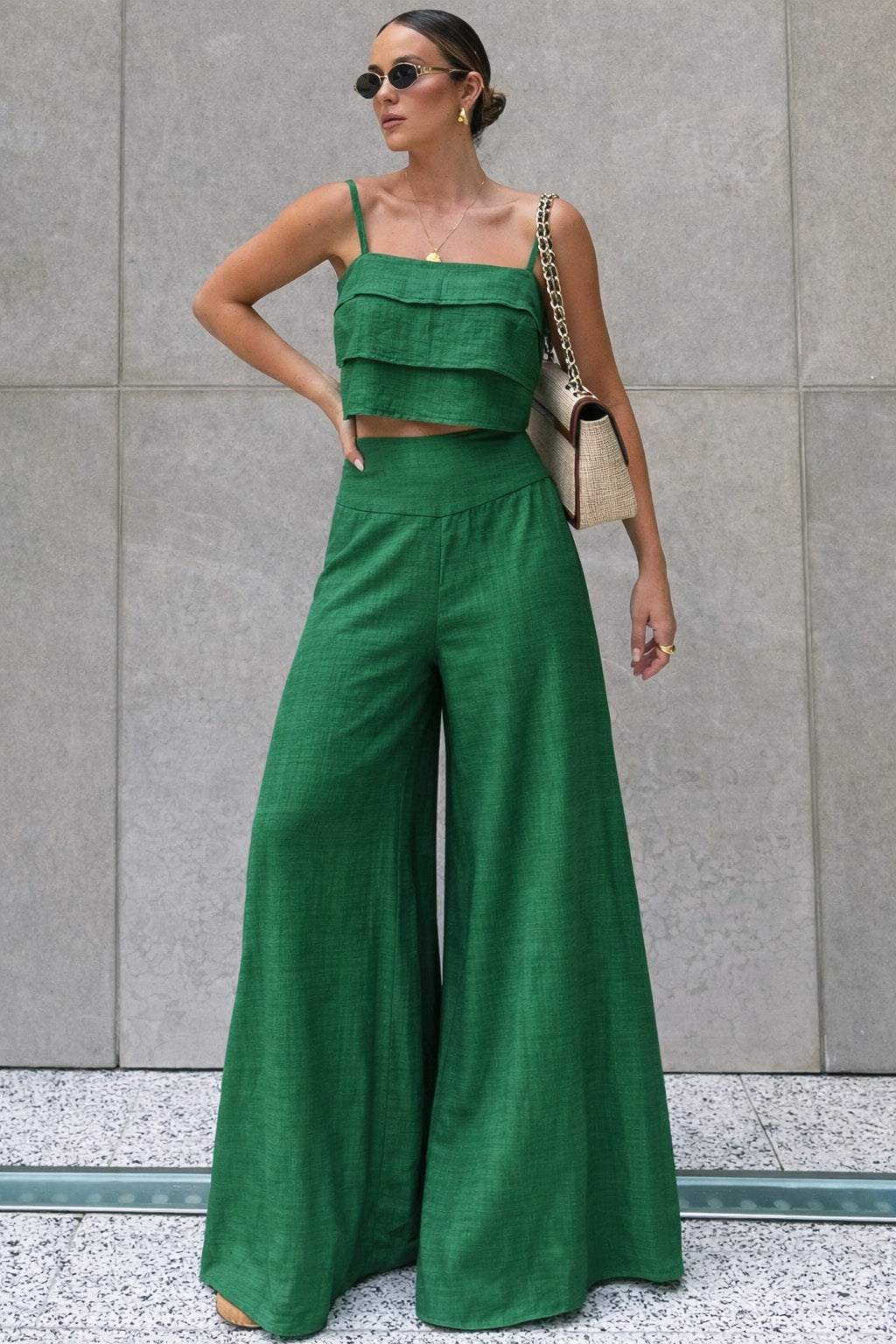 Kota Check Plain Fabric