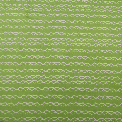 Muslin Print Chikan Embroidery Fabric