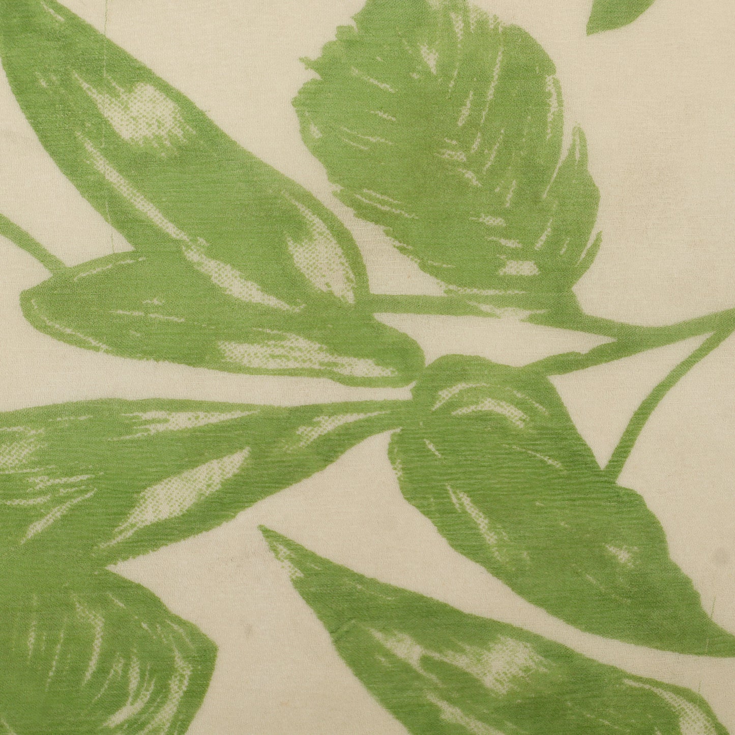 Muslin Print Chikan Embroidery Fabric
