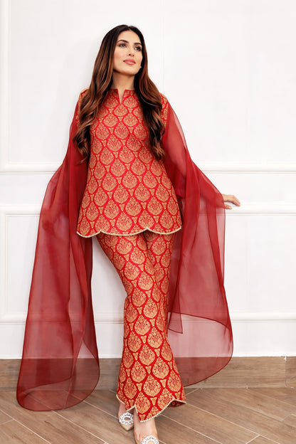 Traditional Design Brocade Fabric