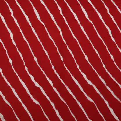 Muslin Print Chikan Embroidery Fabric