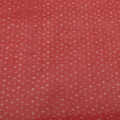 Muslin Print Chikan Embroidery Fabric