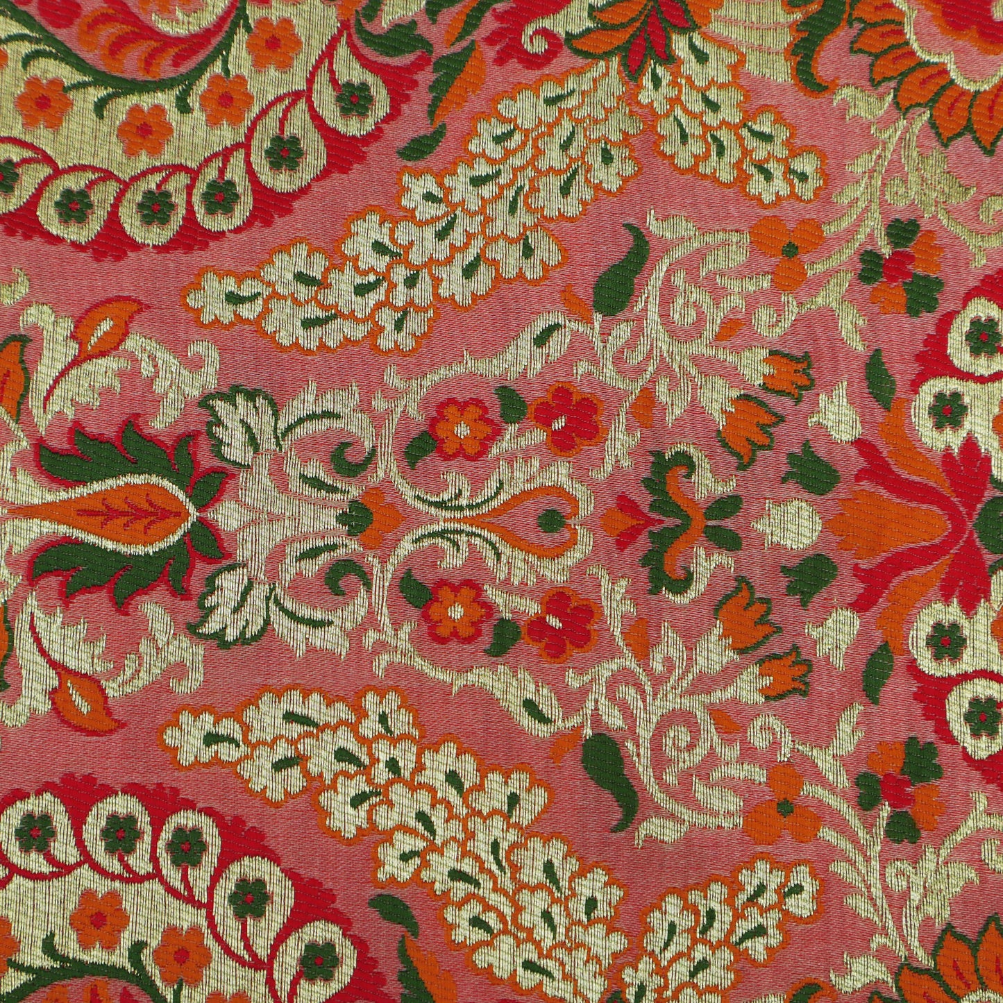 Multi -Colored Multi KimKhab Fabric