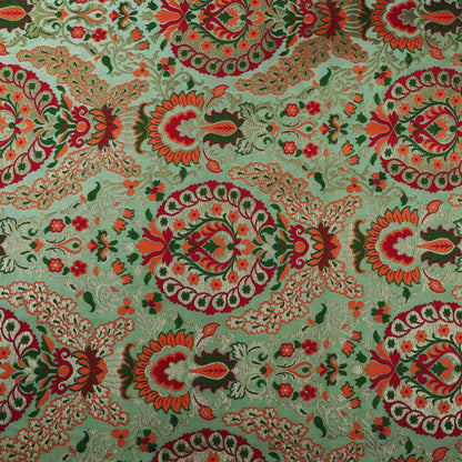 Multi -Colored Multi KimKhab Fabric