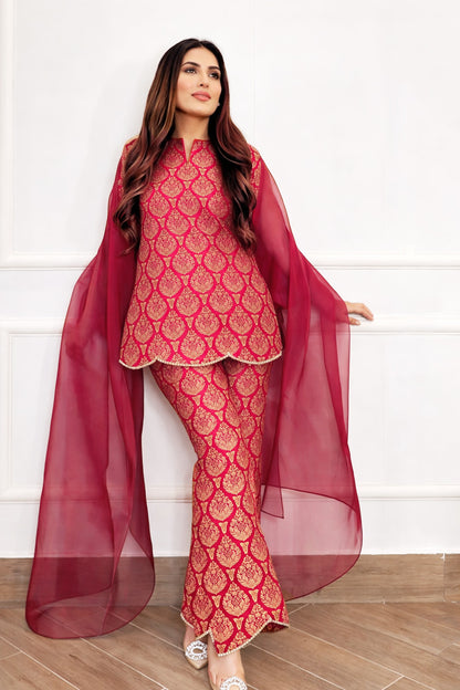 Traditional Design Brocade Fabric