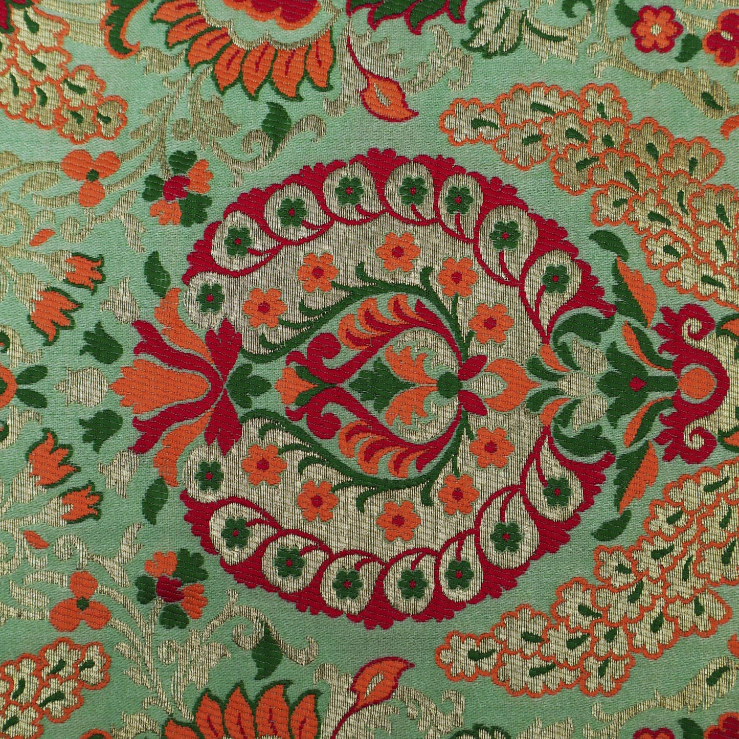 Multi -Colored Multi KimKhab Fabric