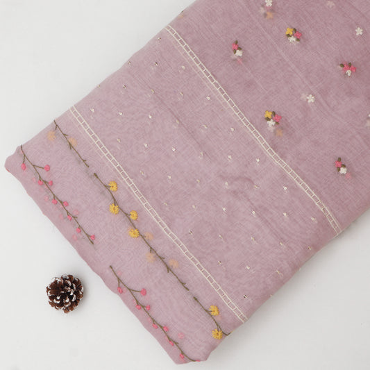 Chanderi Embroidery Fabric
