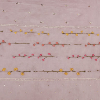 Chanderi Embroidery Fabric