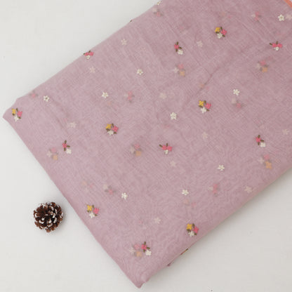 Chanderi Embroidery Fabric