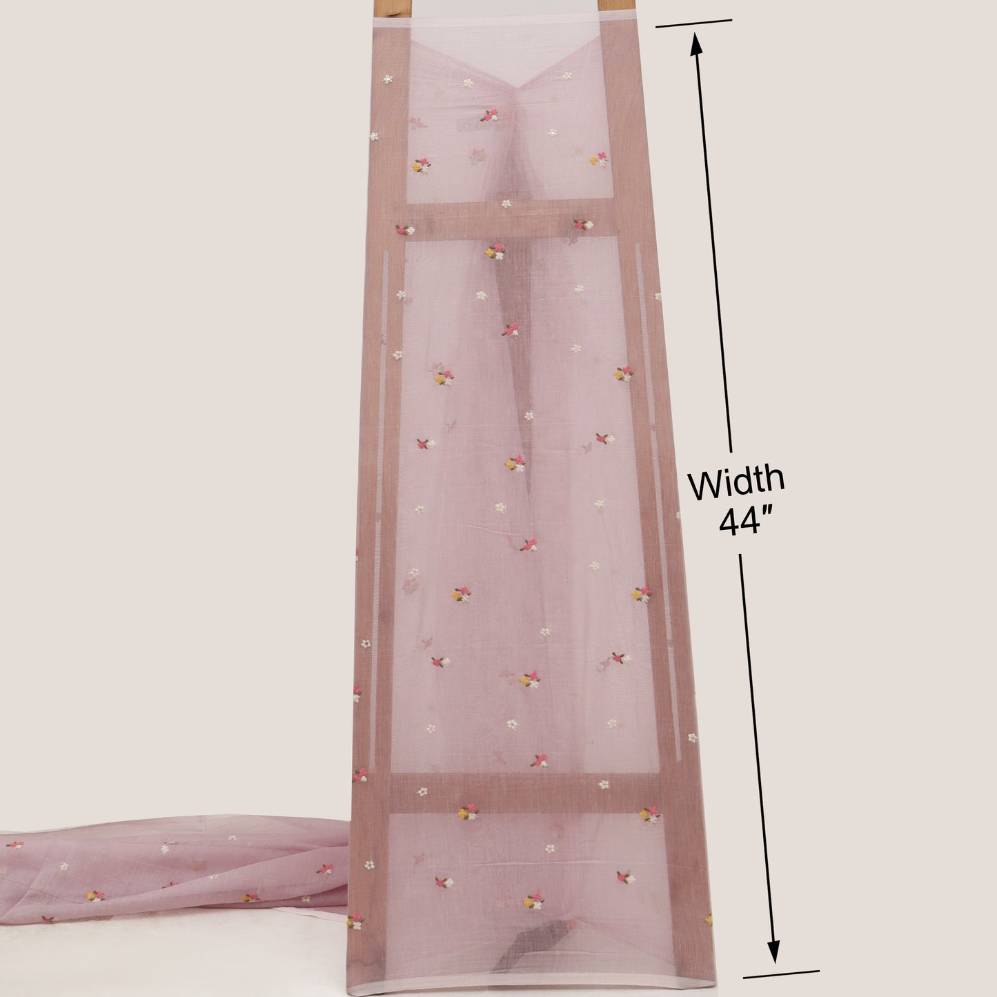 Chanderi Embroidery Fabric