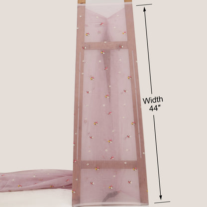 Chanderi Embroidery Fabric