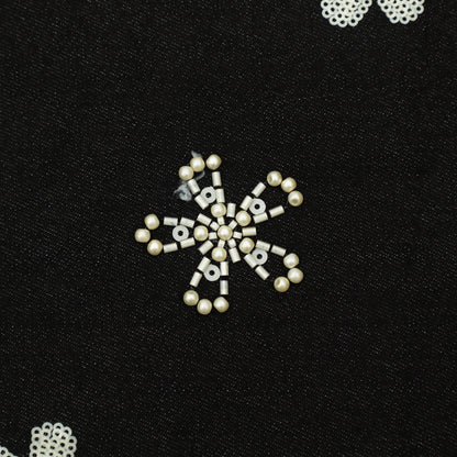 Denim Embroidery Fabric