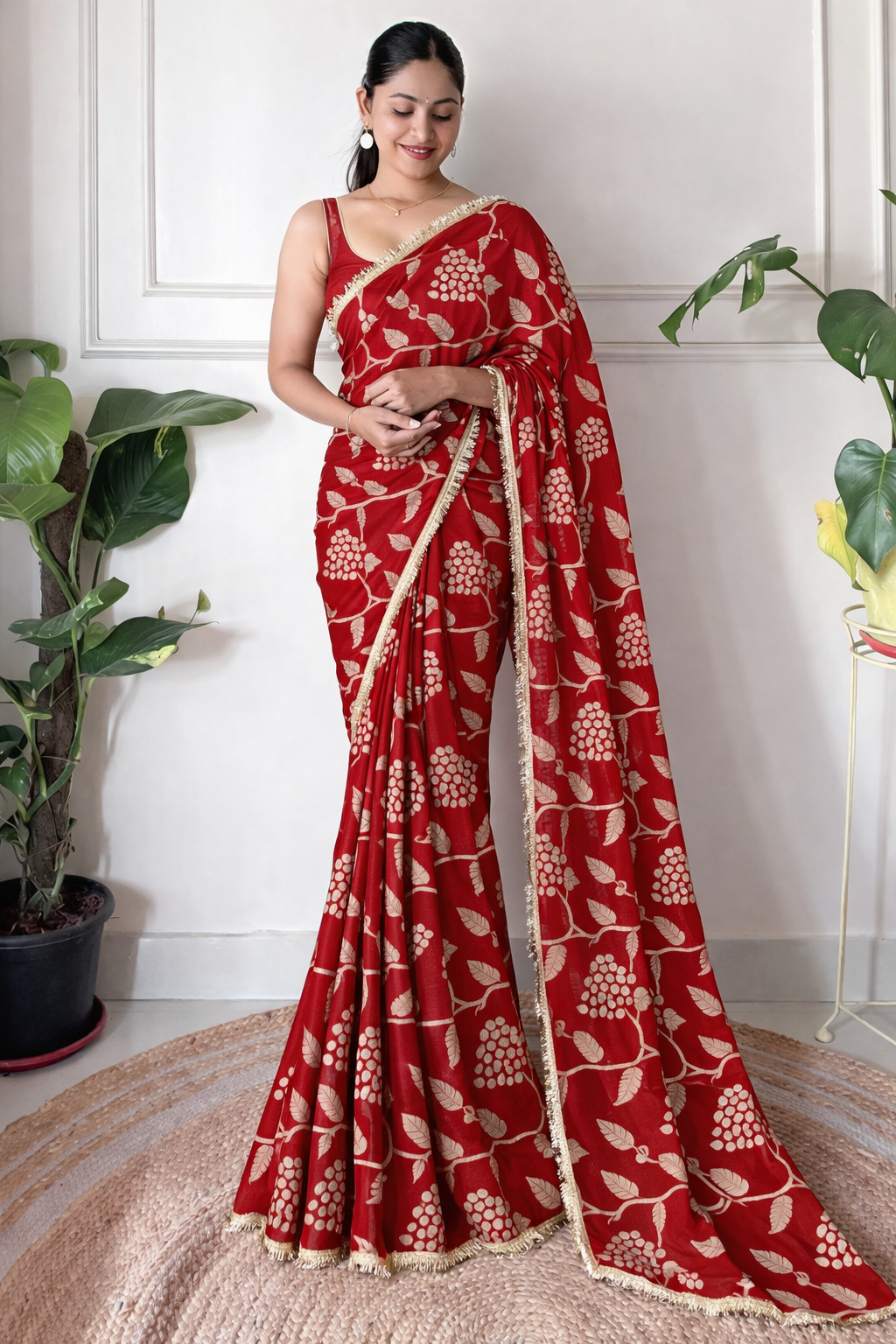 Floral Brocade Fabric