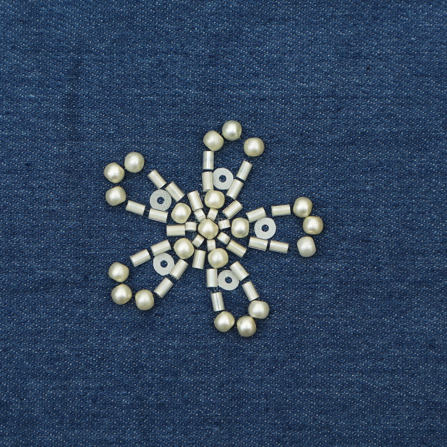 Denim Embroidery Fabric