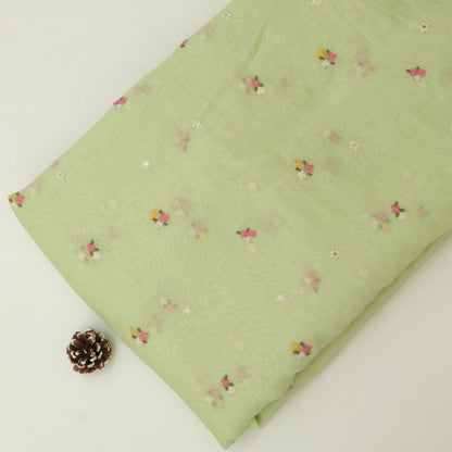 Chanderi Embroidery Fabric
