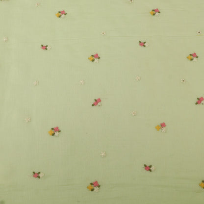 Chanderi Embroidery Fabric