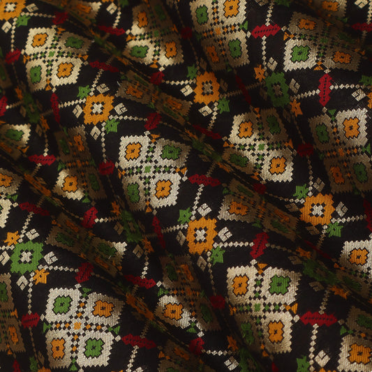 Traditional Motif Brocade Fabric