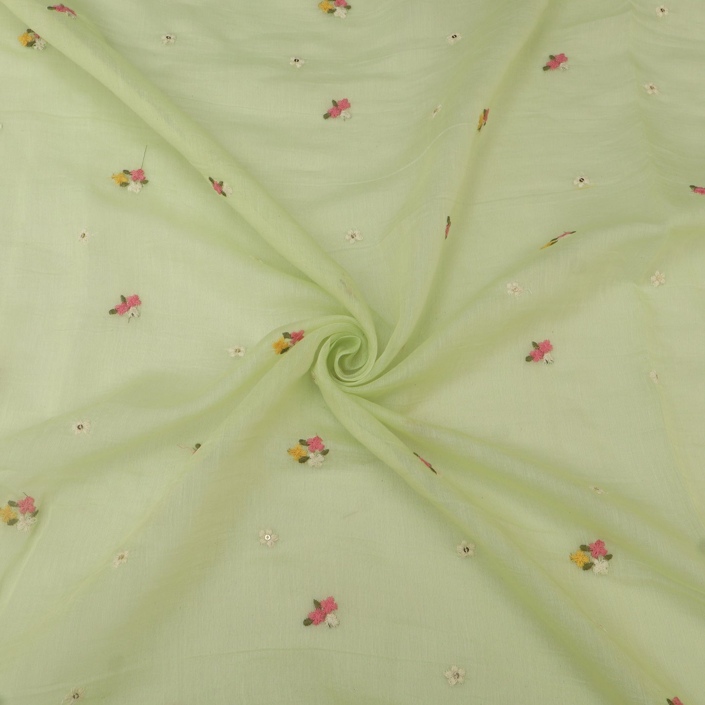 Chanderi Embroidery Fabric