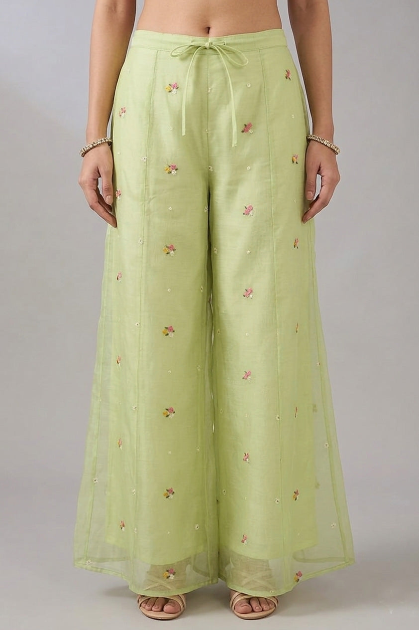 Chanderi Embroidery Fabric