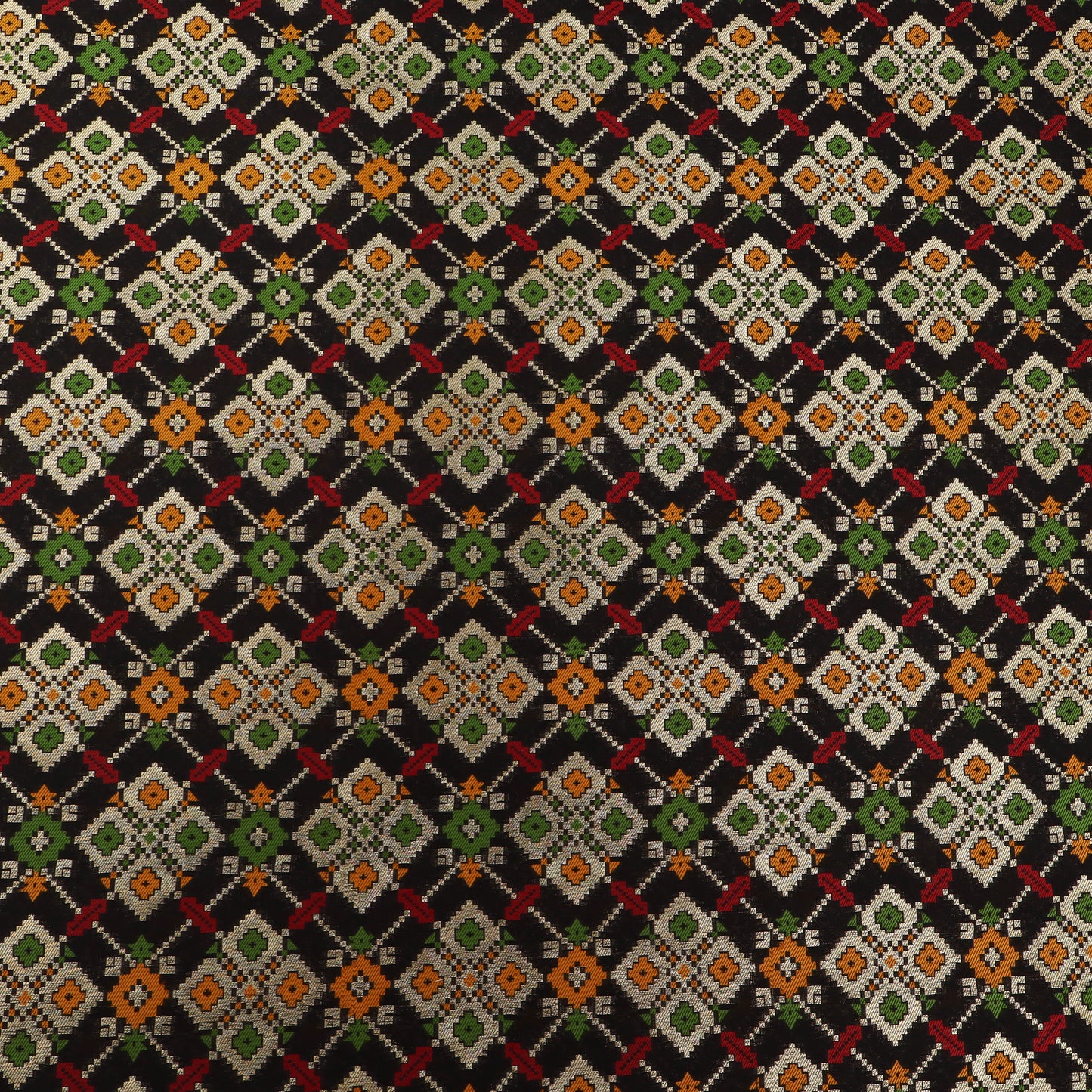 Traditional Motif Brocade Fabric
