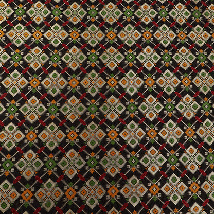 Traditional Motif Brocade Fabric