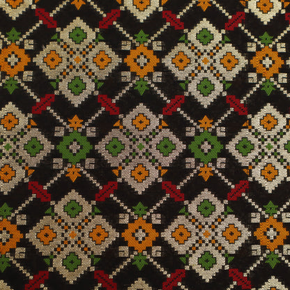 Traditional Motif Brocade Fabric