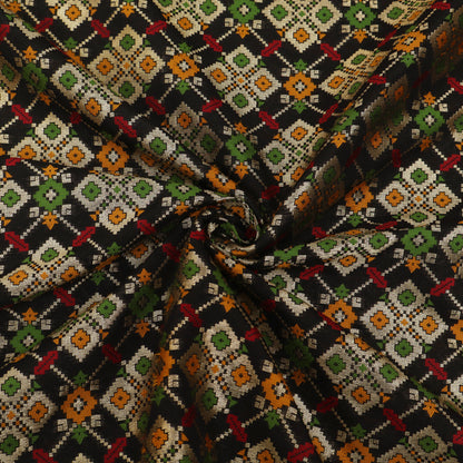 Traditional Motif Brocade Fabric