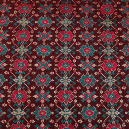Traditional Motif Brocade Fabric