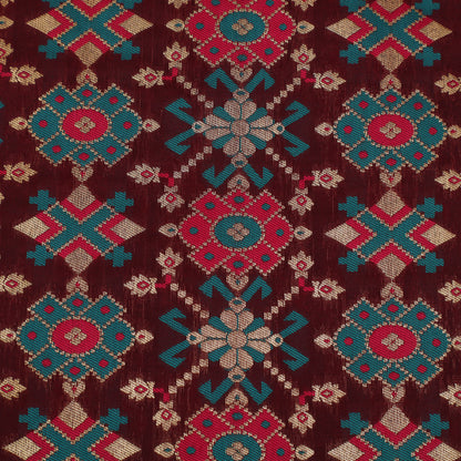 Traditional Motif Brocade Fabric