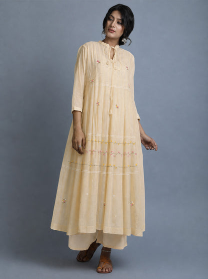Chanderi Embroidery Fabric
