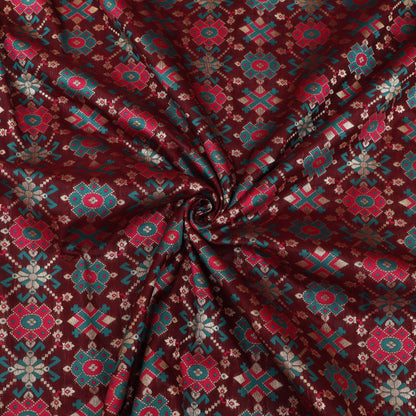 Traditional Motif Brocade Fabric