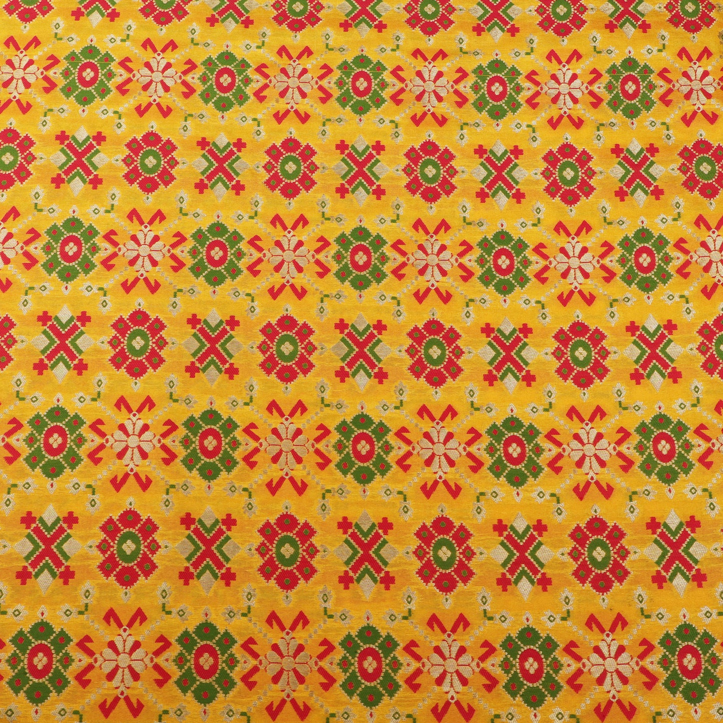 Traditional Motif Brocade Fabric