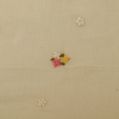 Chanderi Embroidery Fabric