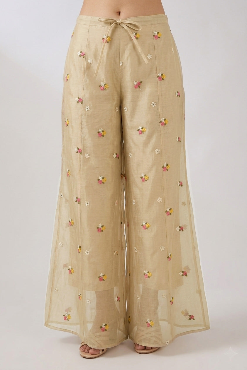 Chanderi Embroidery Fabric