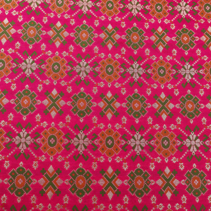 Traditional Motif Brocade Fabric