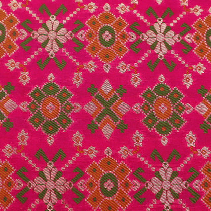 Traditional Motif Brocade Fabric