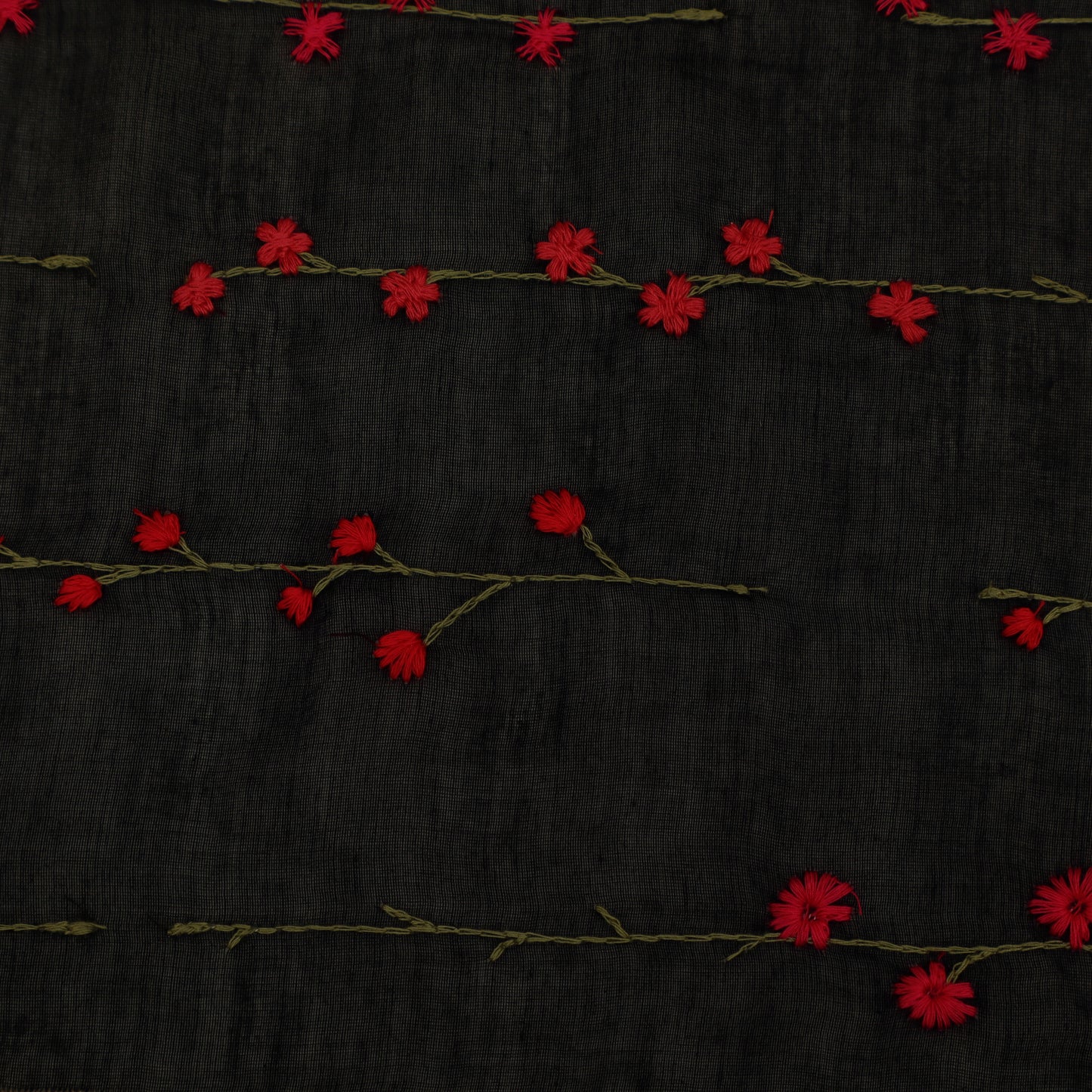 Chanderi Embroidery Fabric