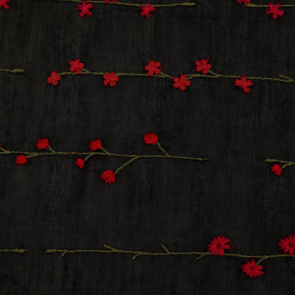 Chanderi Embroidery Fabric