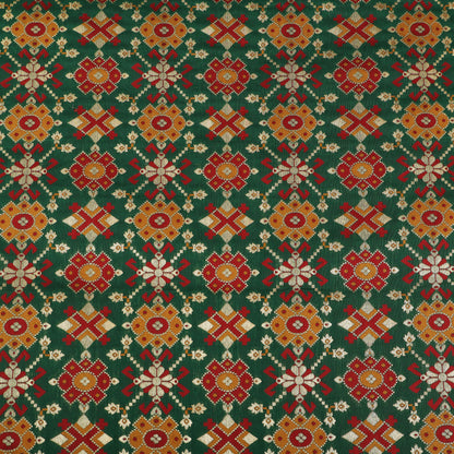 Traditional Motif Brocade Fabric