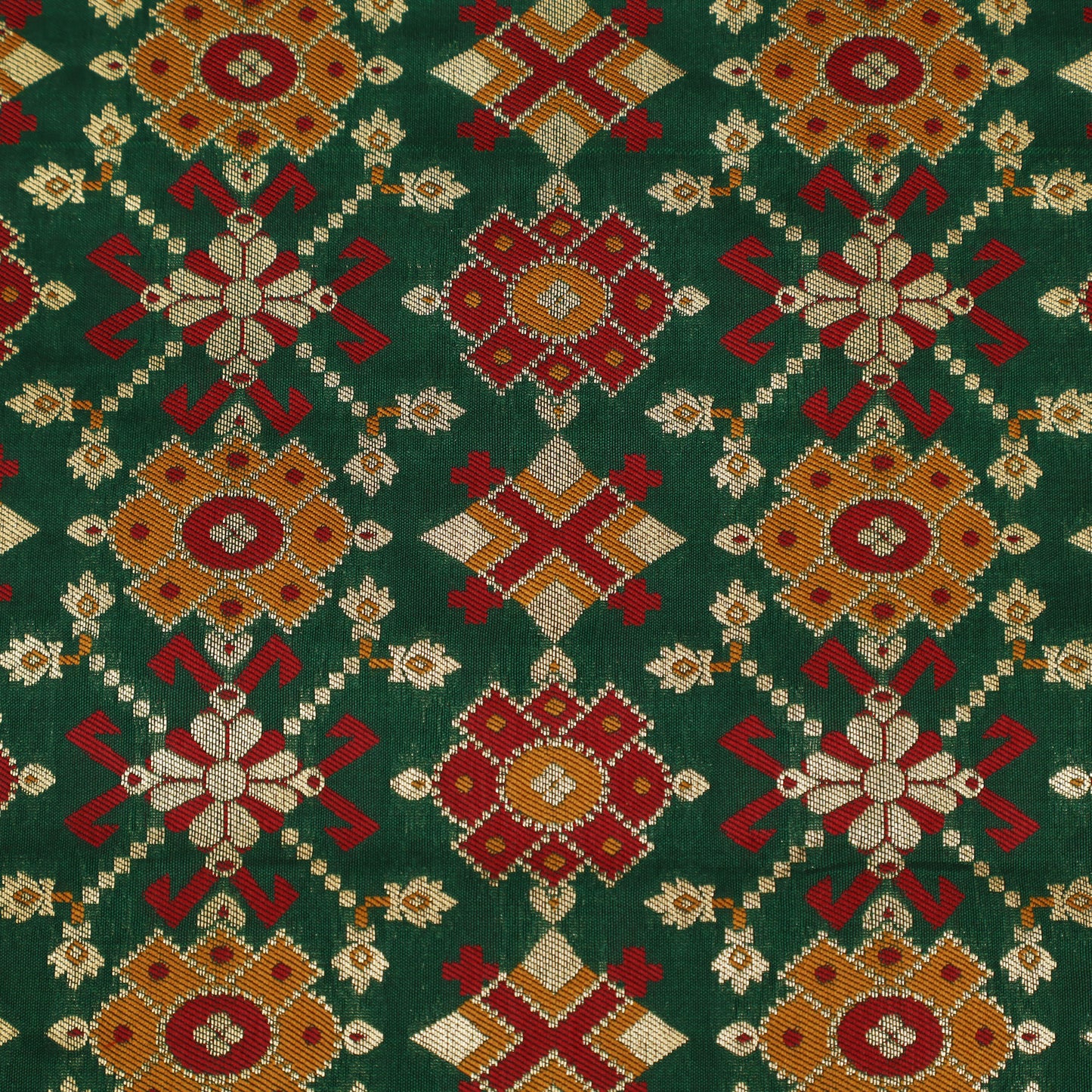 Traditional Motif Brocade Fabric