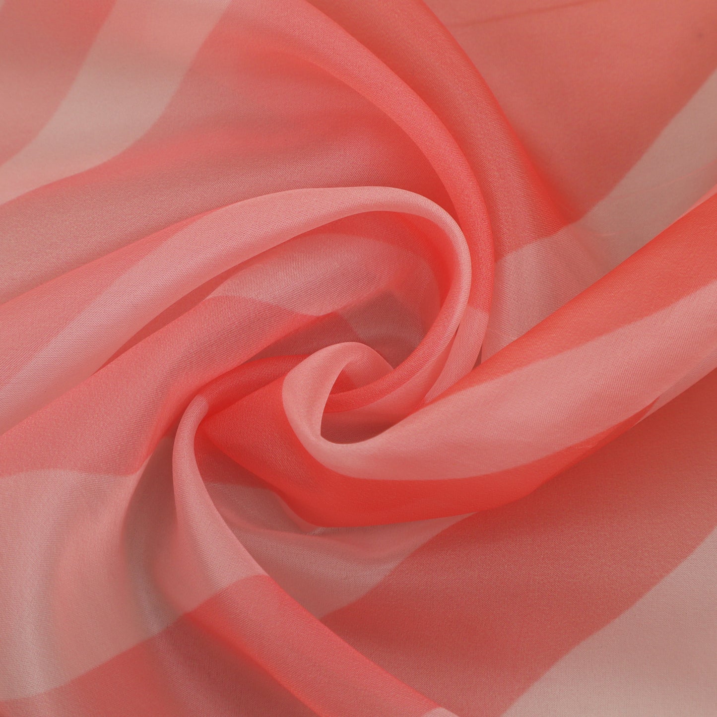 Multicolor Satin Organza Print Fabric