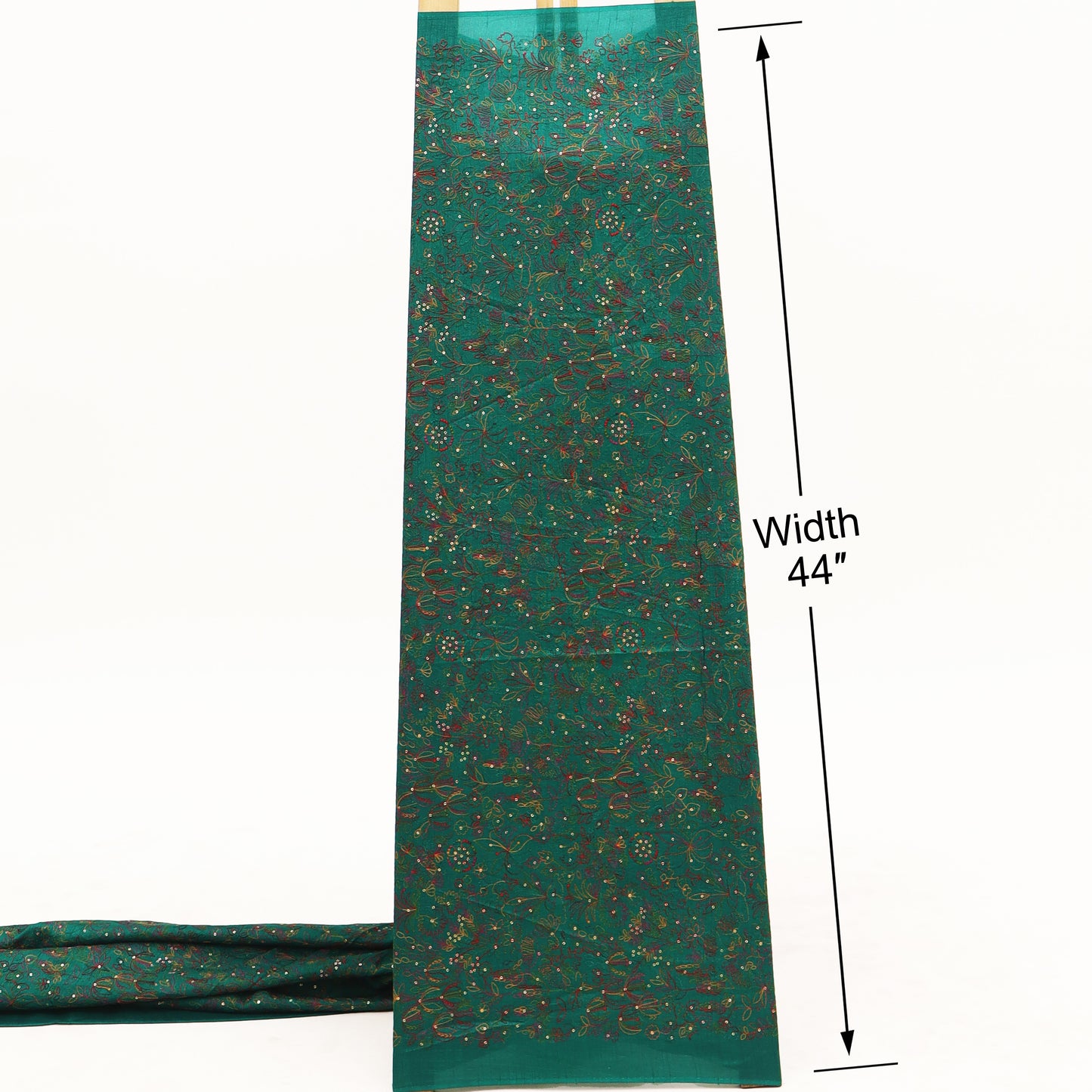 Raw Silk Embroidery Fabric