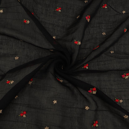 Chanderi Embroidery Fabric
